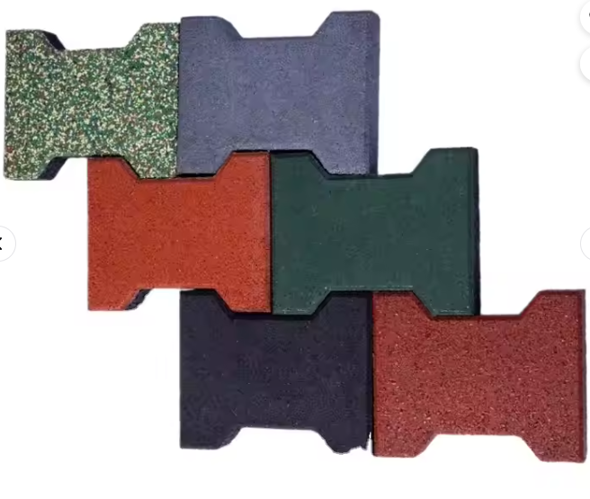 China Interlocking Horse Stall Mats 35mm Thick SBR Rubber Granules on sale