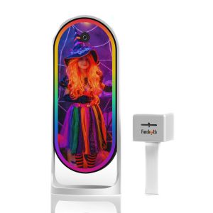 Portable Digital Selfie Mirror Photo Booth Interactive Touch Screen With Camera