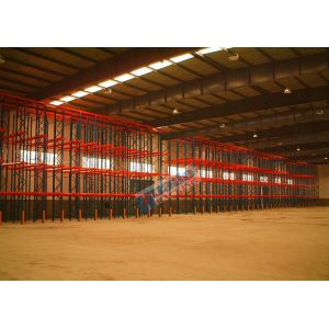 Customized Warehouse Storage Racks Drive In Pallet Racking Q235B Steel Material