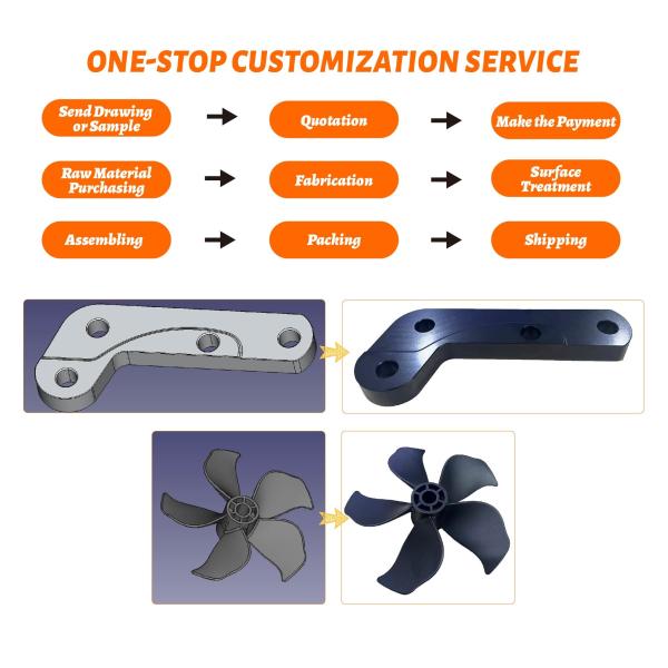 OEM CNC Machined Anodized Aluminum CNC Milling Complex Components Precision