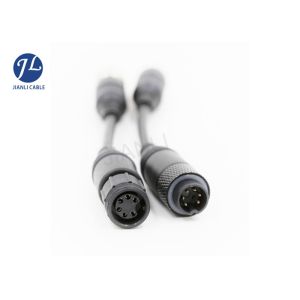 Heat Resistance Waterproof 6 Pin Extension Cable For Car Rear View Camera System