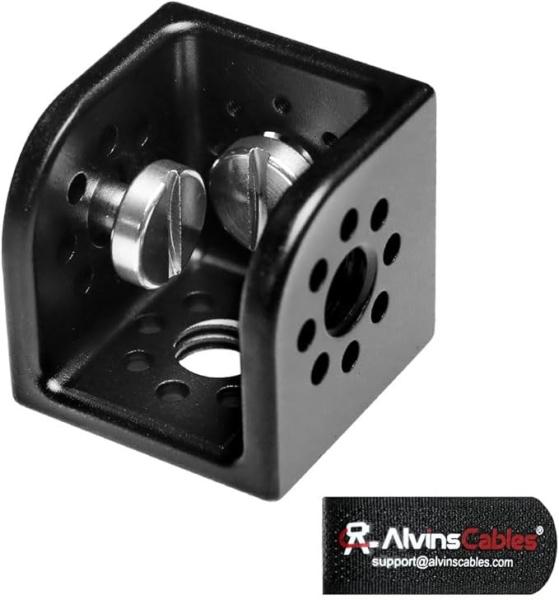 Quality Alvin's Cables Extension Side Mounting Block with 3/8” Threads, 3-Port Square Mount for ARRI for Sony RED Camera Wireless Receiver-A0125 wholesale