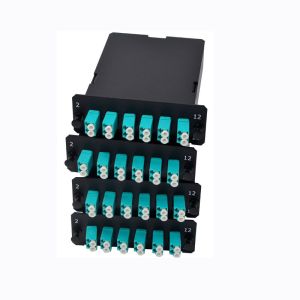 Customized MPO To LC/SC OS2 Single Mode FHD Fiber Optic Plug - N - Play Cassette