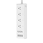 Fast Charging 4 USB Network Controlled Power Strip With Timer / Countdown