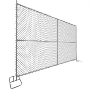 4ft 6ft 8ft Temporary 6x12 Chain Link Fence Panels For Construction