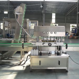 Fully Automatic Linear Plastic Thread Bottle Capper Capping Machine for Capping