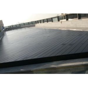 Anti UV Swimming Pool WPC Deck Flooring , Grey Composite Decking