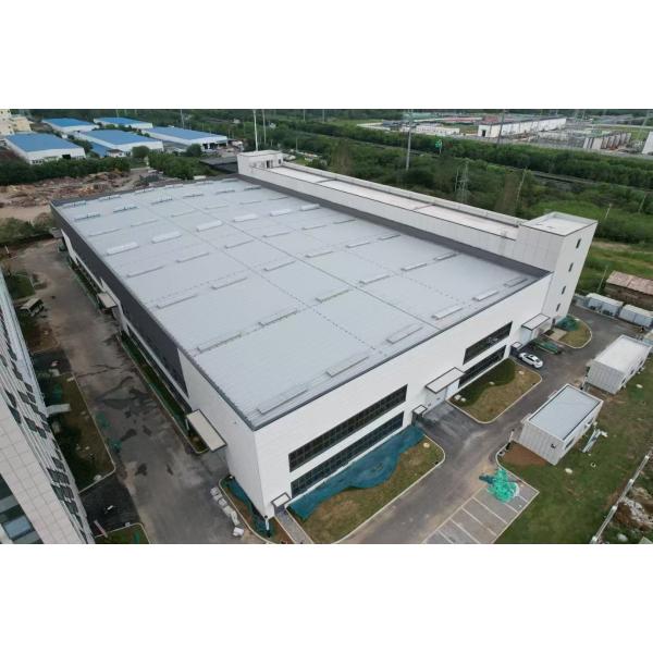 Quality Galvanized Column Steel Structure Warehouse With Sandwich Panel Roof Panel wholesale