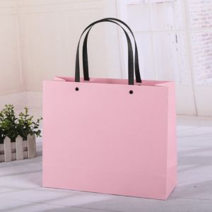 Recycled Kraft Paper Gift Bag with Zipper Top 10x8 Inch