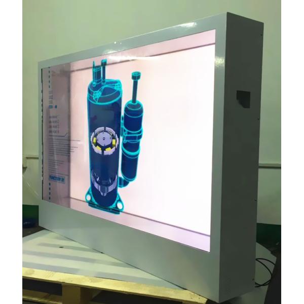 Quality Horizontal Transparent LCD Screen With IR Remote Control Function wholesale