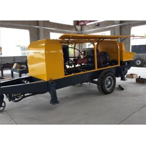 Large Capacity Trailer Concrete Pump Lightweight Stationary Electric Concrete Pump