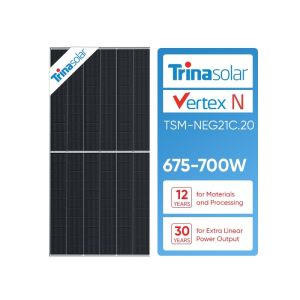 Trina Solar Vertex Dual Glass Module TSM-NEG21C.20 670w 675w 680w 685w 690w 695w