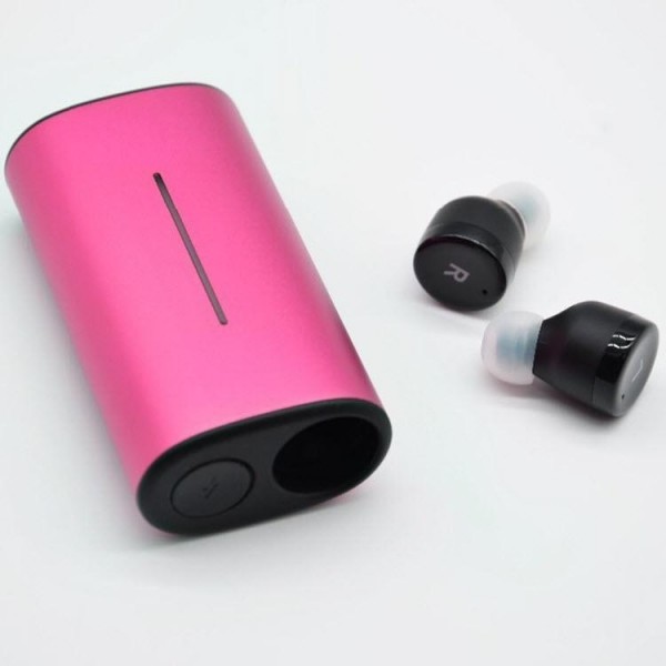 2000mah Li battery New fashional design TWS earbuds with metal protect box with