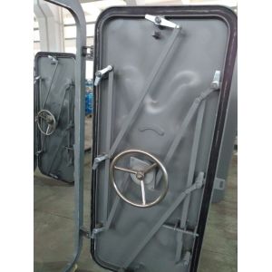 Round Window Single Handle / Wheel Handle Ship Watertight Marine Doors