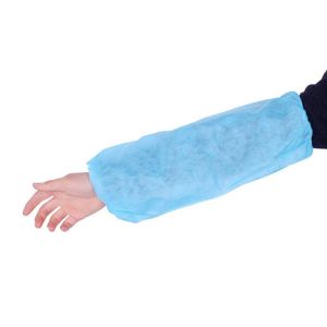 Latex Free Disposable Arm Sleeves Breathable With Elasticated Wrist / Elbow