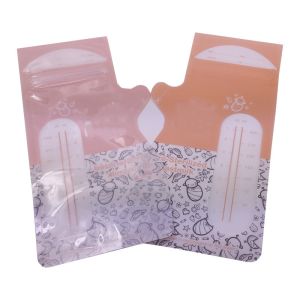 China Eco Friendly Printing PE 200ML Breast Milk Pouches on sale