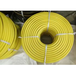 China Yellow EPDM 3/4 Jack Hammer Rubber Air Hose , Flexible Rubber Tubing With Claw Fittings on sale