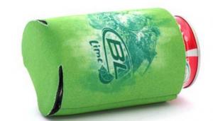 China Insulated Sublimation print Neoprene Collapsible Can Cooler / Promotional Beer Can Koozies on sale