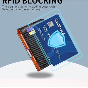 2023 Edition GENUINE LEATHER Bifold Wallet Custom Front Pocket Card Holder for