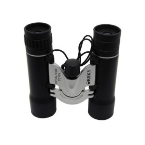 Telescope 10x25 Durable Compact Folding Binoculars For Adlut Black Color