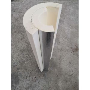 Cheap Custom Length Fire Retardant Polyisocyanurate Foam Pipe Insulation Moisture Resistance for sale
