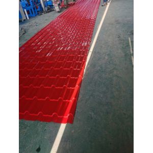 Bamboo 5.5kw Glazed Tile Roll Forming Machine Use Steel Material