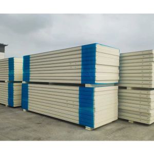 1000mm Width PU Sandwich Panel with B1/B2 Fireproof Grade and Mortar Paper