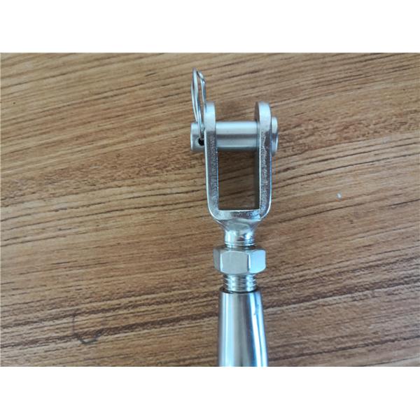 Tubular Closed Stainless Steel Turnbuckle Precision Casting Polished Surface
