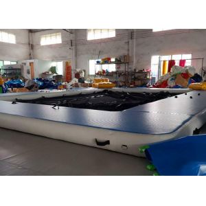 Sea pool Inflatale 0.9mm Floating Swimming Pool With Unti Jellyfish Net for