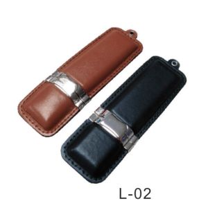 Leather USB Flash Drives with Keychain 4GB 8GB 16GB