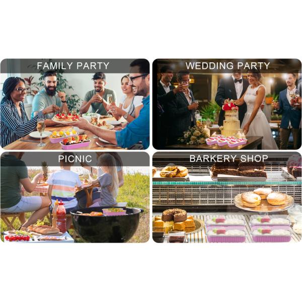 mini loaf pans with lids disposable