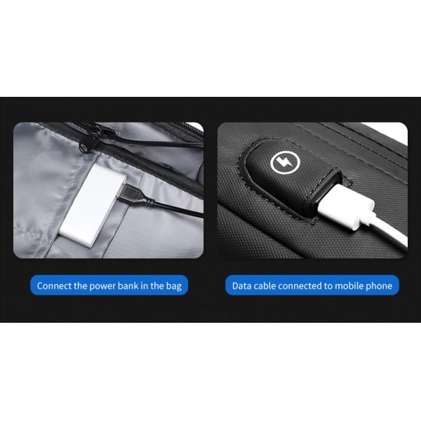 High quality brand men's leisure fashion waterproof anti theft shoulder chest crossbody sling bag for men