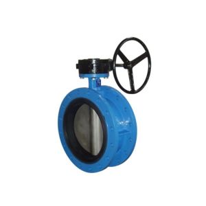Good Interchangeability Welded Seal DN400 PN10 Butterfly Valves Low Flow