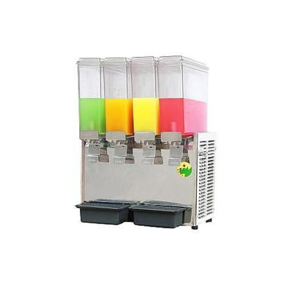 Quality 9L×4 Mixing and Spraying Cold Juice Dispenser Refrigerated Beverage Dispenser wholesale