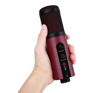 GESTTON 24 Bit Studio Quality Usb Microphone For Online Teaching