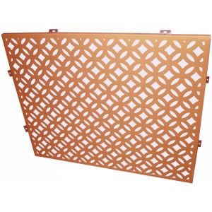 High Resistance Perforated Aluminium Panel For Curtain Wall Cladding And Decoration