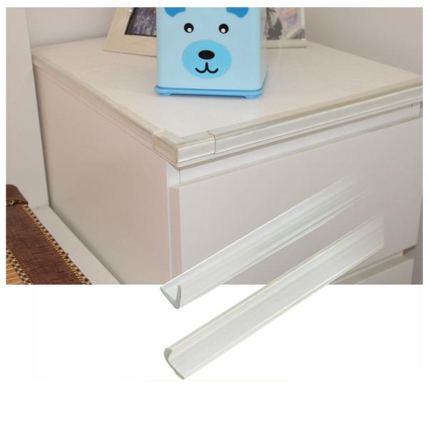 OEM Sturdy Transparent Edge Protector , Waterproof Self Adhesive Corner Protectors
