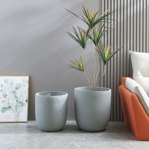 Stunning Garden With Our Durable Fiber Clay Planters D440*390MM