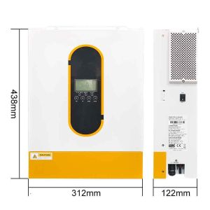 6.2kw 6.2KVA 48V Hybrid Solar Inverter Single Phase Pure Sine Wave Off Grid MPPT