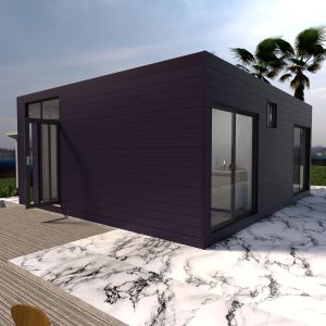 Waterproof Luxury Prefabricated Container House With Galvanized Steel Frame