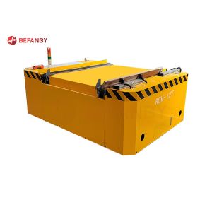 15T Driven Electric Battery Transfer Cart Heavy Duty Platform Trolley Flatbed