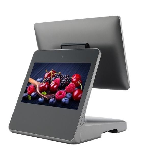 15-Inch Touch Screen POS System with 11.6-Inch 2nd Display and External Thermal