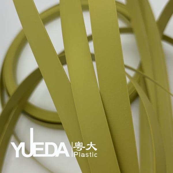 Unique Olive Yellow Colored Edge Banding Tape With Soft Uniform Luster DM-R185