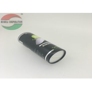 Custom Paper Tube Packaging / Cardboard Cylinder Containers For Sea Salt With