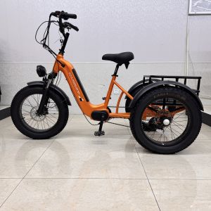 China Lightweight Electric Powered Tricycle For Cargo Transportation Fat Tire Electric Tricycle on sale