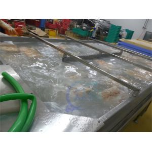 Cheap Seafood Processing Plant Frozen Fish And Shrimp Washing Water Cycle Thawing Machine Shrimp Processing Washing Machine for sale