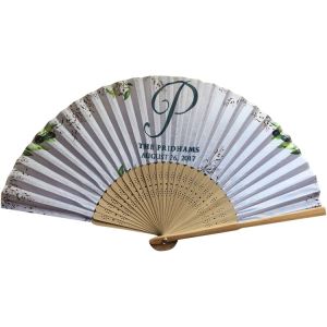 Bamboo Wooden Paper Customized Hand Fans Handmade