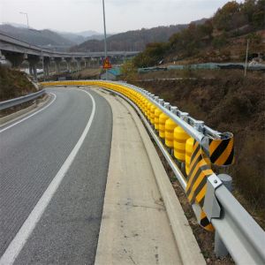 Highway Guardrail Safety Roller Barrier with Double Roller