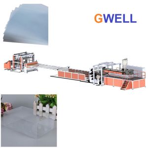 1220mm Pvc Sheet Machine Transparent Rigid Sheet Extrusion Line Plant