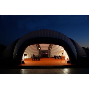 Inflatable Outdoor Camping Tent With LED Light Strip